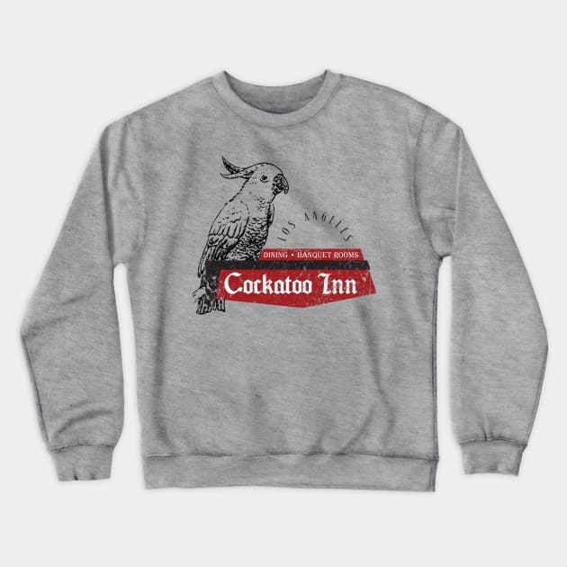 Cockatoo Inn Crewneck Sweatshirt by MindsparkCreative